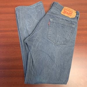 Men's 501 Levi’s Acid Wash High Rise Mom Jeans